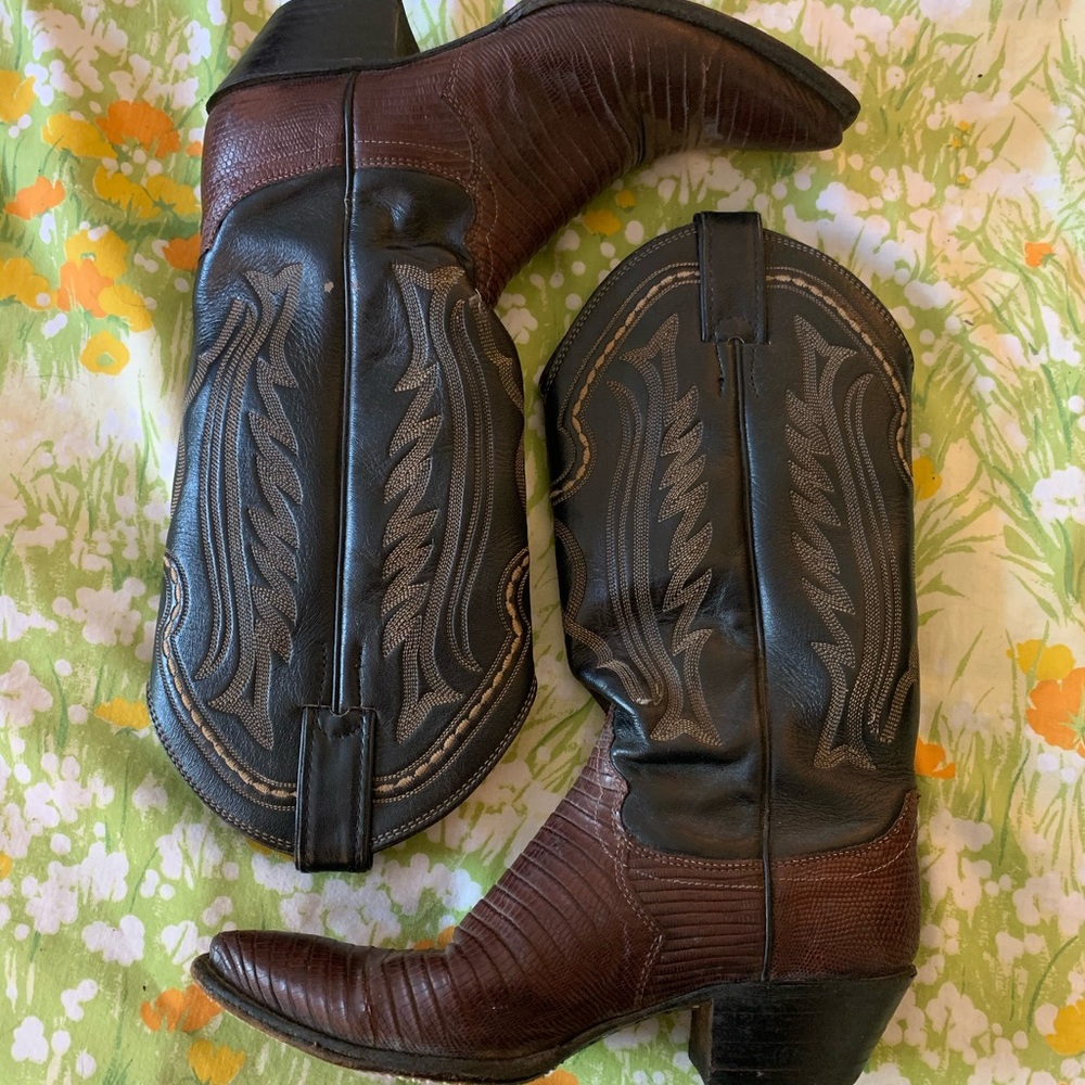 🦎 Lizard skin Justin boots 🦎 size 6.5